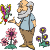 Butterfly Man Clip Art